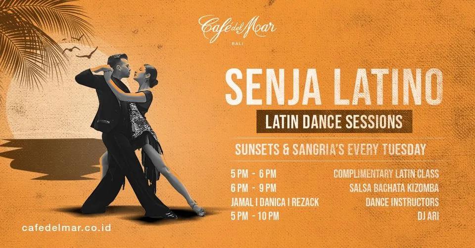 Event at Café del Mar every Tuesday 2024: Senja Latino