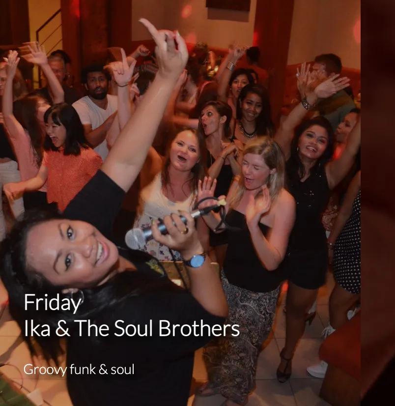 Event at Laughing Buddha Bar every Friday 2024: Ika & The Soul Brothers - Groovy funk & soul