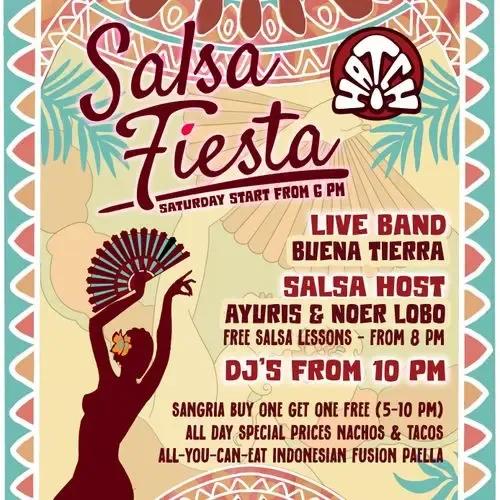 Event at Hatch every Saturday 2024: Salsa Fiesta Saturdays
