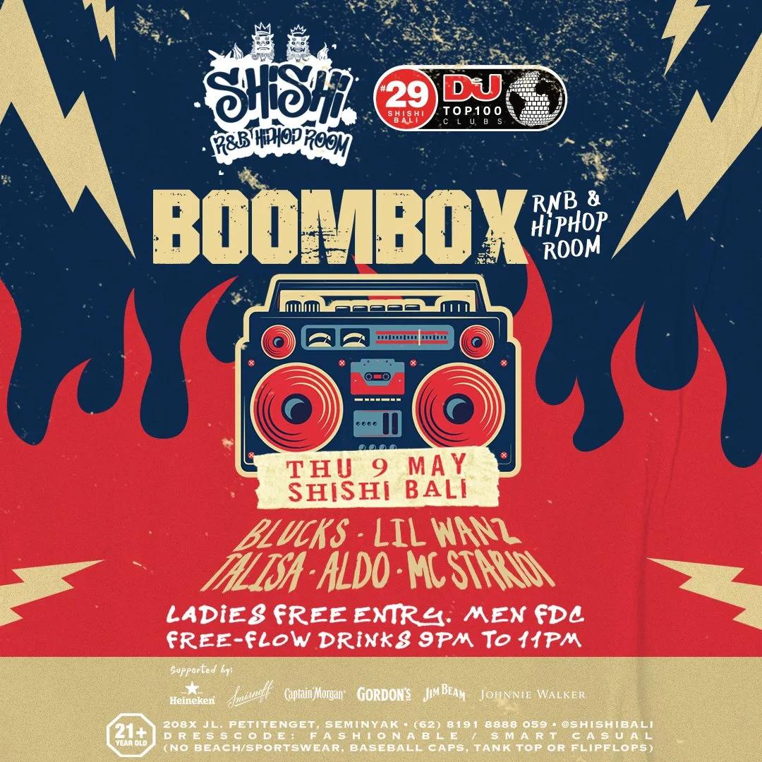 Event at ShiShi every Thursday 2024: Boombox - Rnb and Hip hop