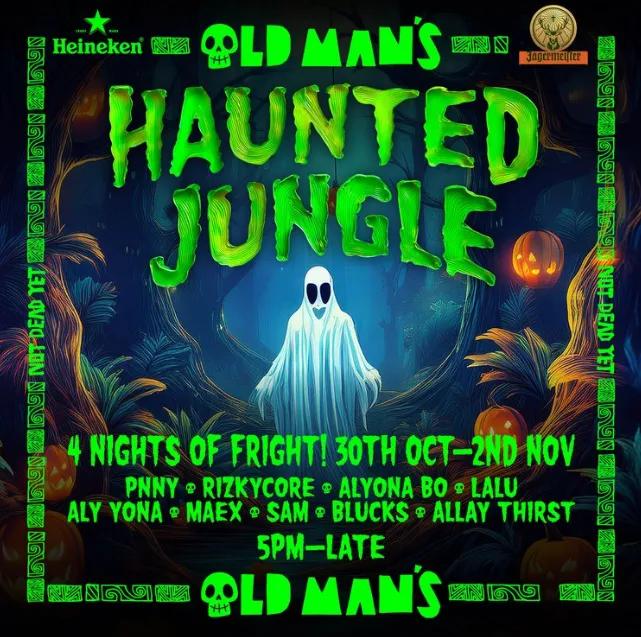 Event at Old Man's everyday in 2024: Haunted Jungle