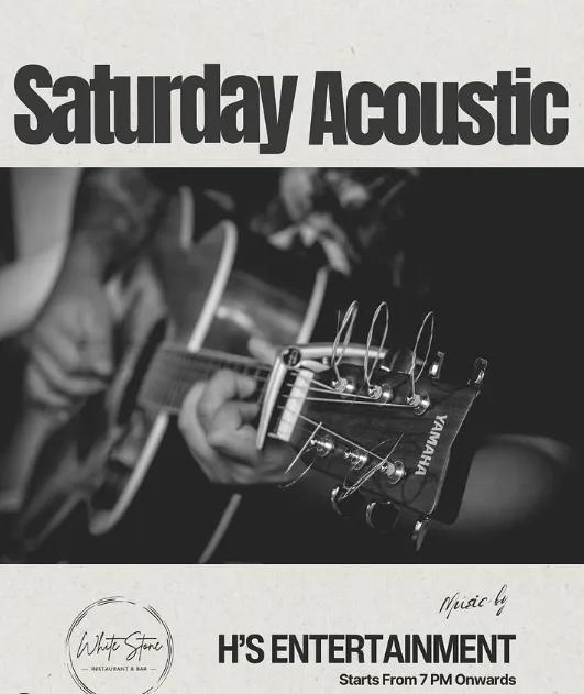 Event at White Stone every Saturday 2024: Saturday Acoustic