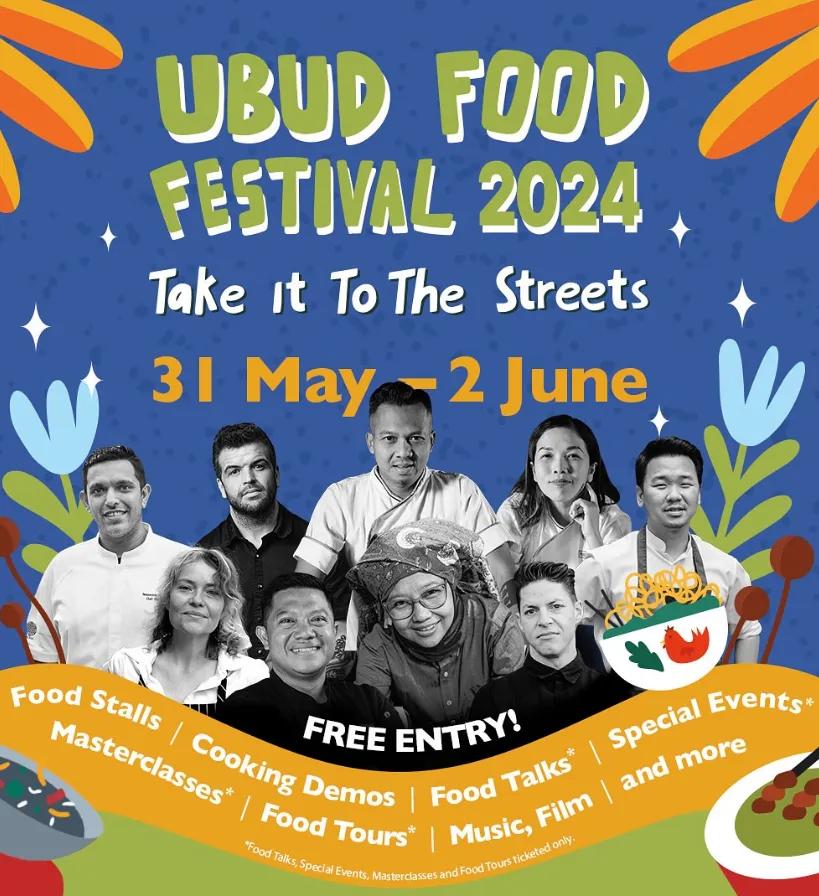 Event at Bali, Island of Gods everyday in 2024: Ubud Food Festival