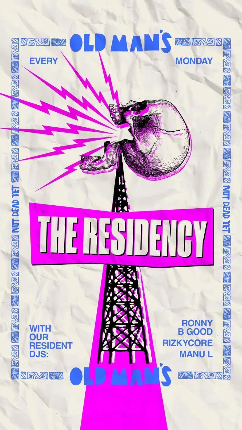 Event at Old Man's every Monday 2024: The Residency