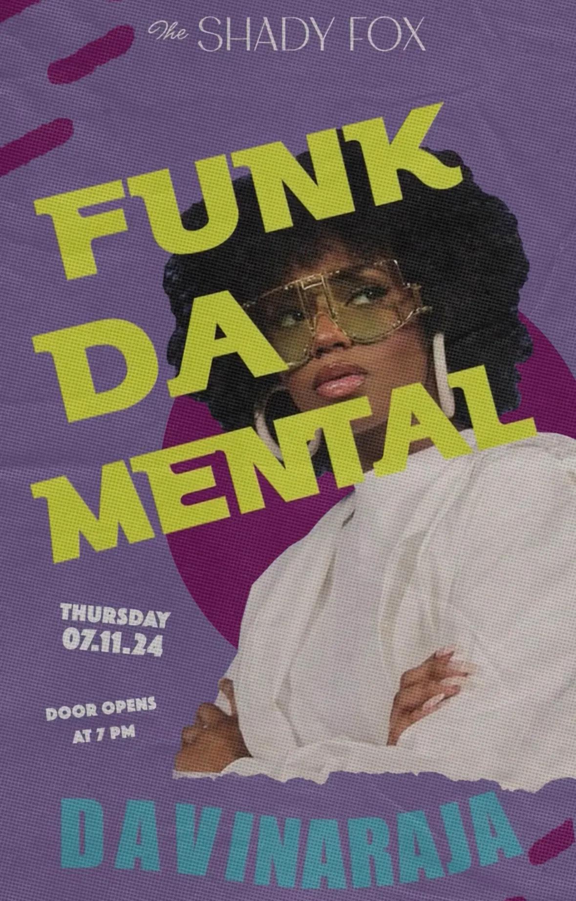 Event at The Shady Fox on November 7 2024: Funkdamental