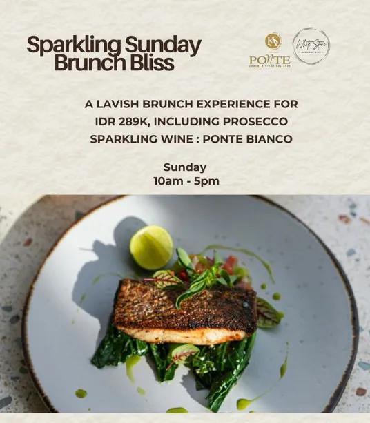 Event at White Stone every Sunday 2024: Sparkling Sunday Brunch Bliss