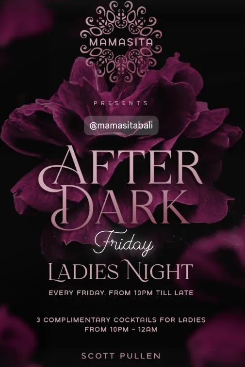 Event at Mamasita every Friday 2024: After Dark