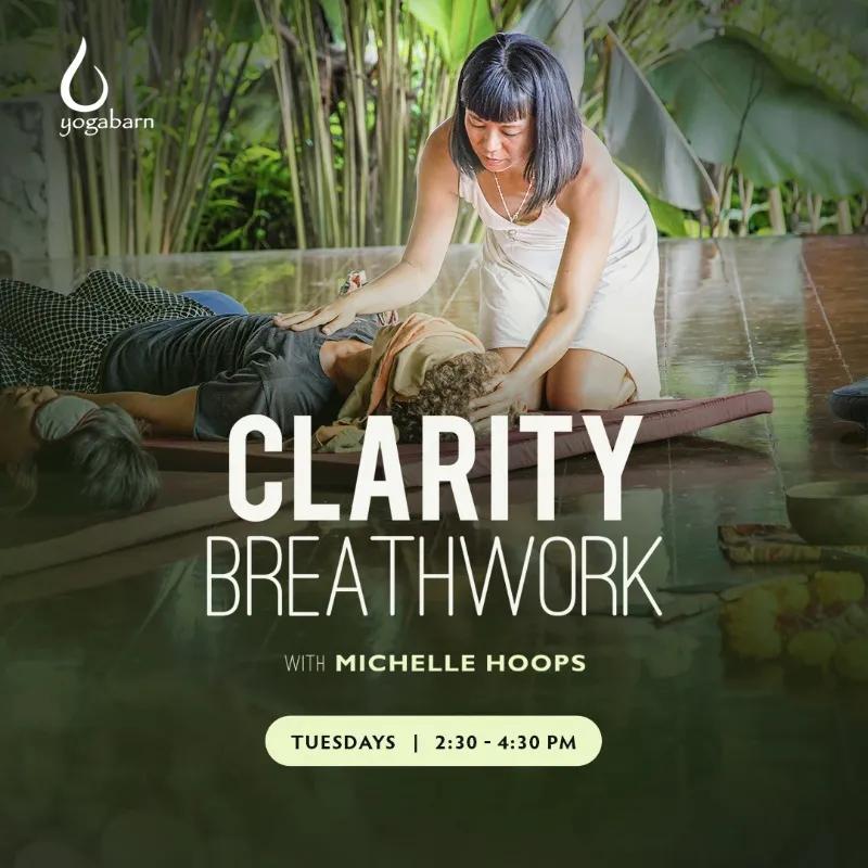Event at The Yoga Barn every Tuesday 2024: Clarity Breathwork w/ Michelle Hoops