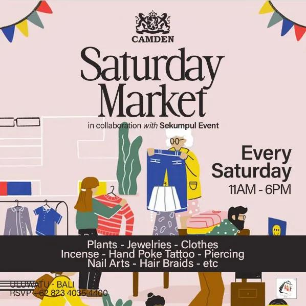 Event at Camden Uluwatu every Saturday 2024: Saturday Market with Sekumpul Event