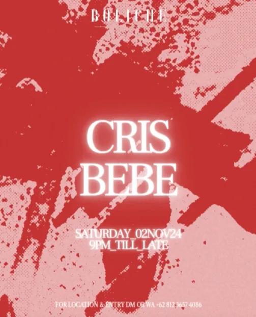 Event at Boliche Bar on November 2 2024: Cris + Bebe