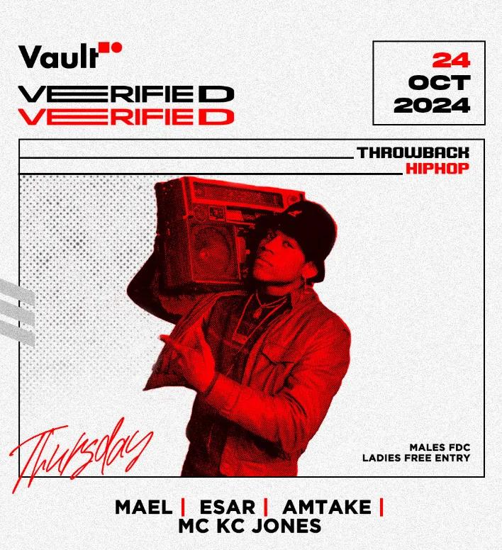 Event at Vault on October 24 2024: Verified