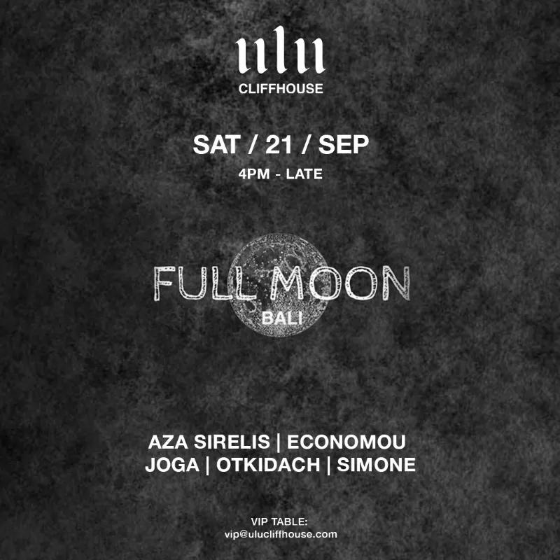 Event at Ulu Cliffhouse on September 21 2024: Full Moon