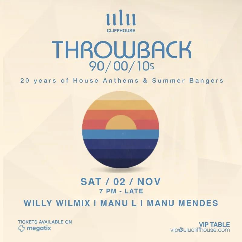 Event at Ulu Cliffhouse on November 2 2024: Throwback