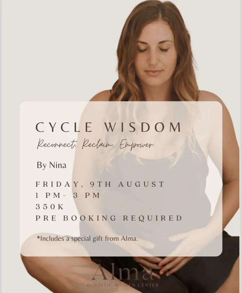 Event at Alma Holistic Women on August 9 2024: Cycle Wisdom