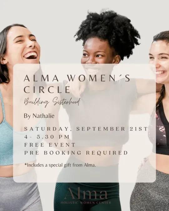 Event at Alma Holistic Women on September 21 2024: Alma Women's Circle