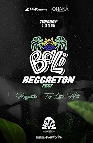 Event at Hatch on May 21 2024: Reggaeton Bali Fest