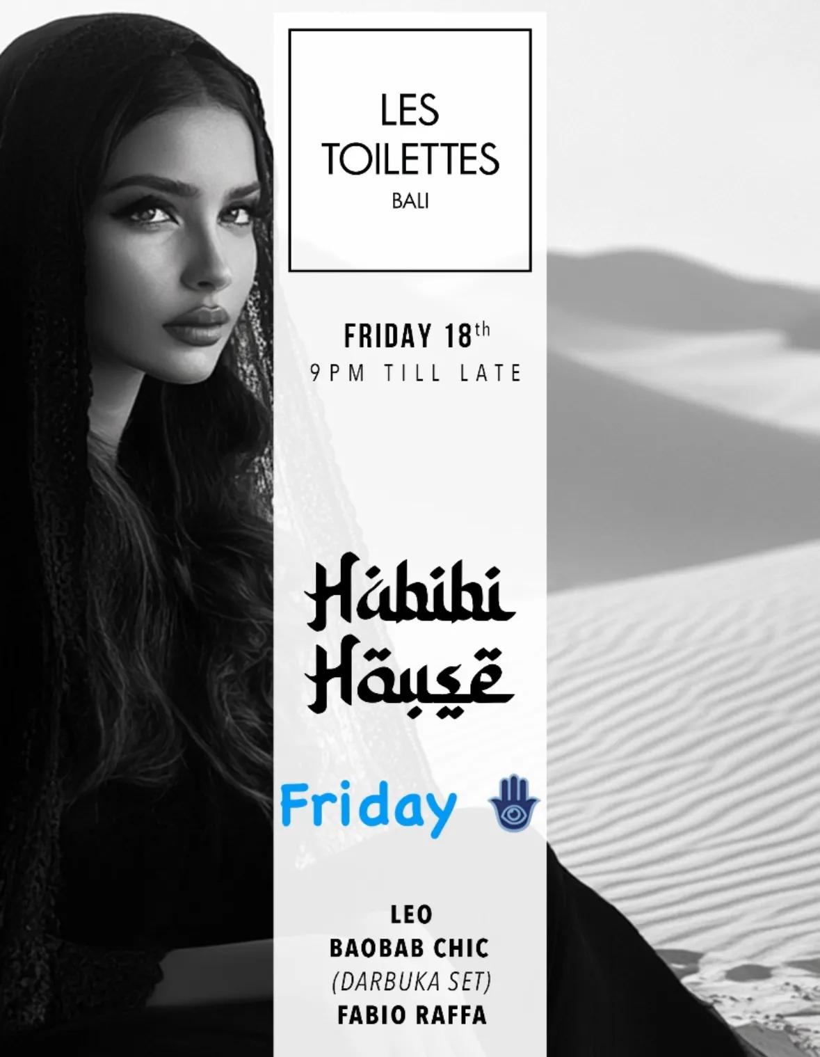 Event at Les Toilettes on October 18 2024: Habibi House