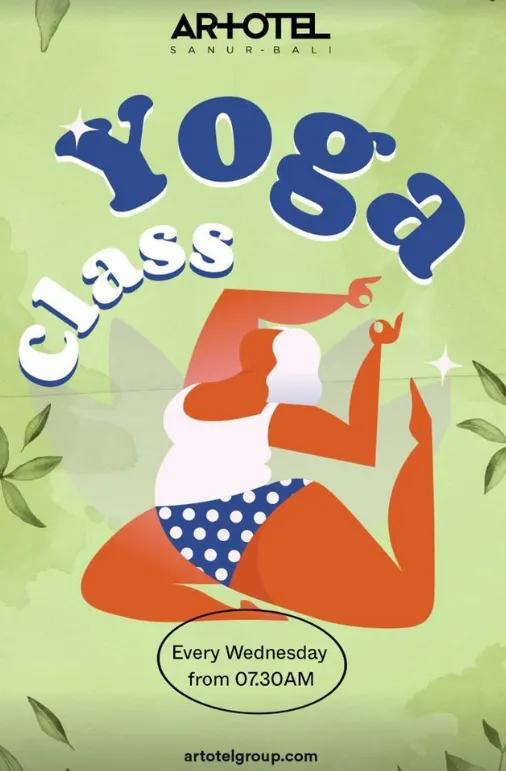 Event at Artotel Sanur every Wednesday 2024: Yoga Class