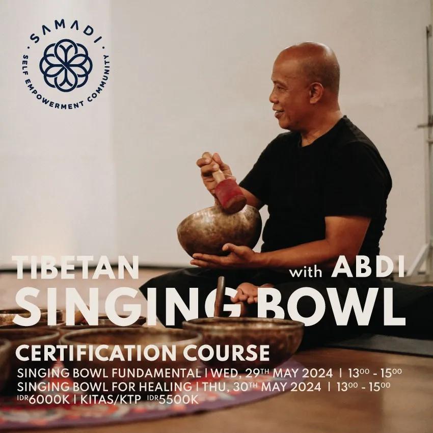Event at Samadi Yoga everyday in 2024: Tibetan Singing Bowl with Abdi