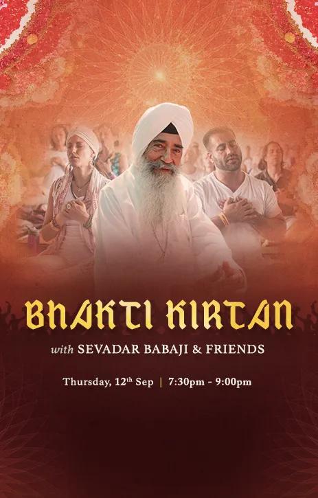 Event at The Yoga Barn on September 12 2024: Bhakti Kirtan w/ Sevadar Babaji & Friends