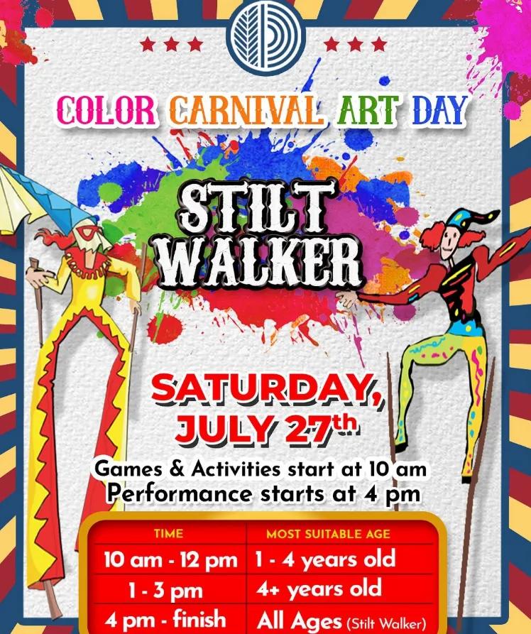 Event at Parklife on July 27 2024: Stilt Walker