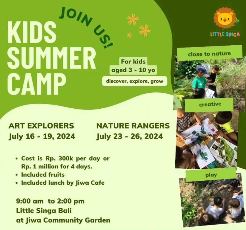 Event at Jiwa Community Garden everyday in 2024: Kids Summer Camp