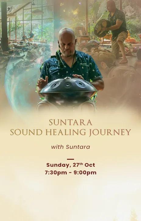 Event at The Yoga Barn on October 27 2024: Suntara Sound Healing Journey