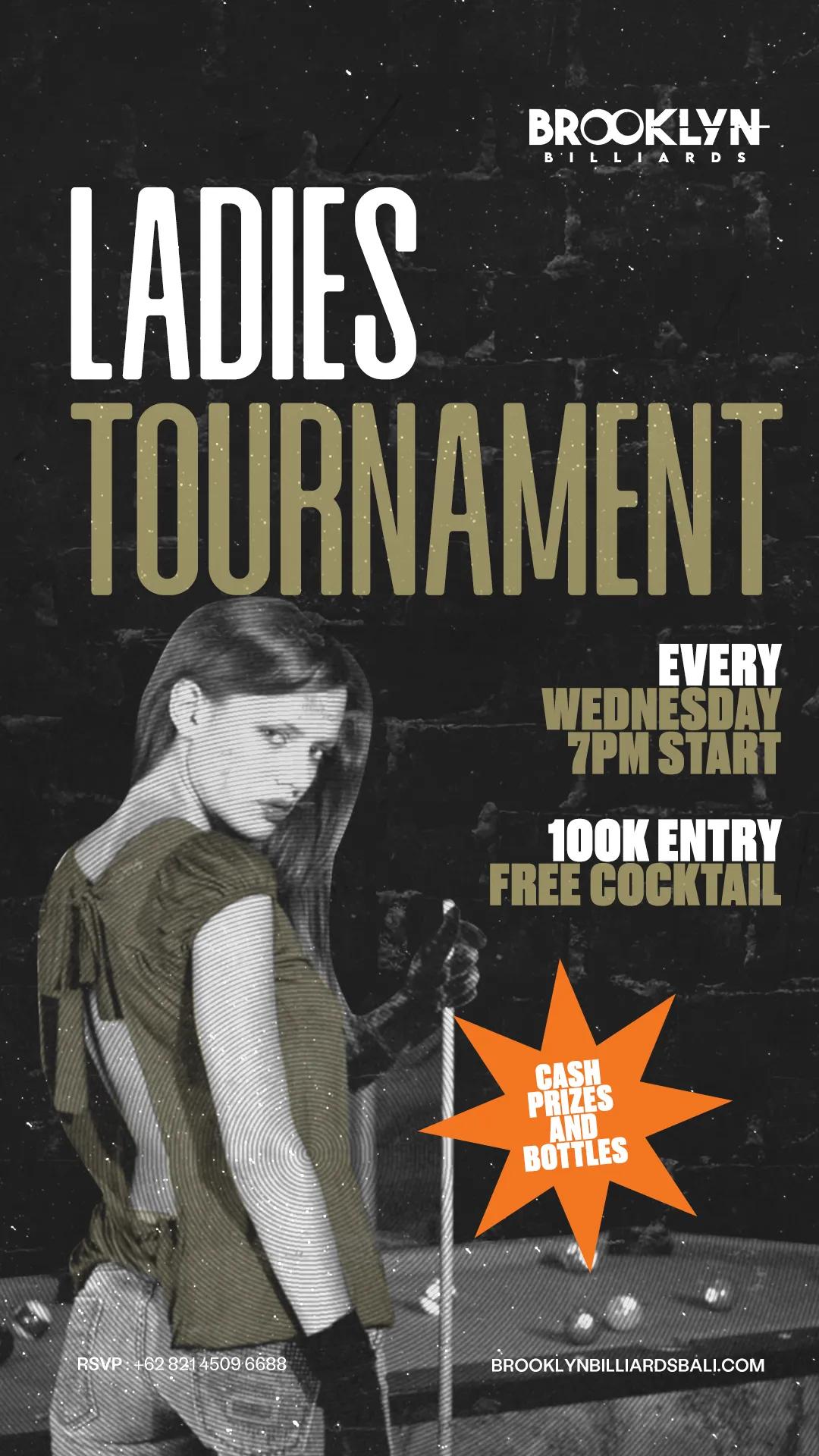 Event at Brooklyn Billiards  every Wednesday 2024: Ladies Tournament