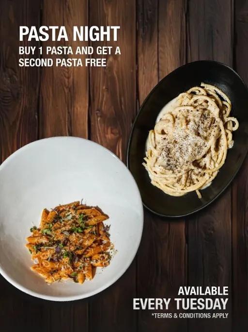 Event at Lila Brown every Tuesday 2024: Pasta Night
