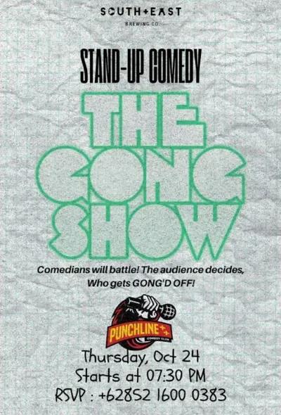 Event at South+East Brewing Co. on October 24 2024: The Gong Show