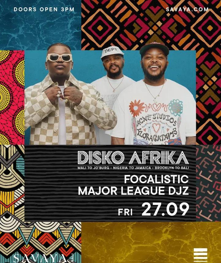 Event at Savaya on September 27 2024: Disko Afrika