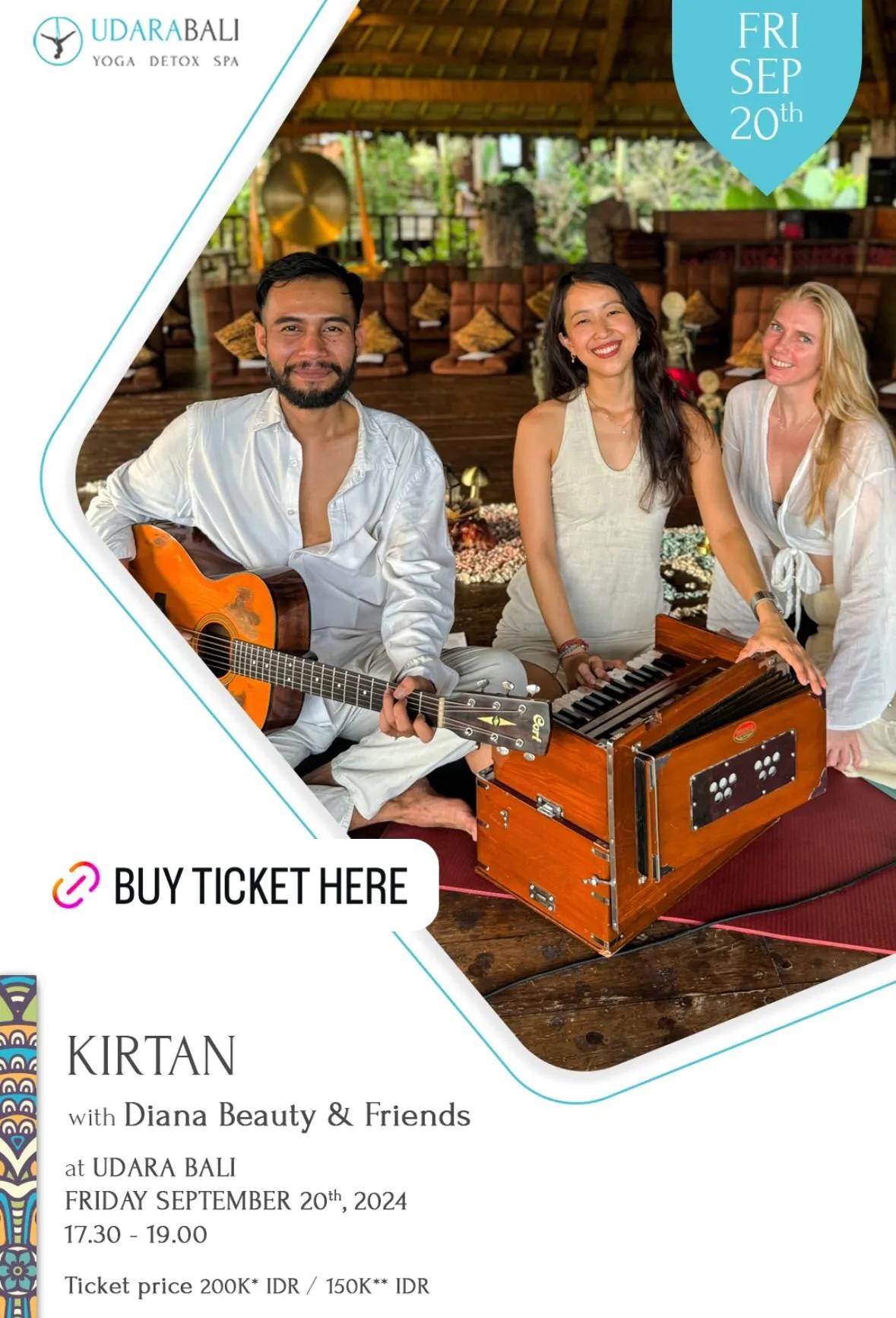 Event at Udara on September 20 2024: Kirtan