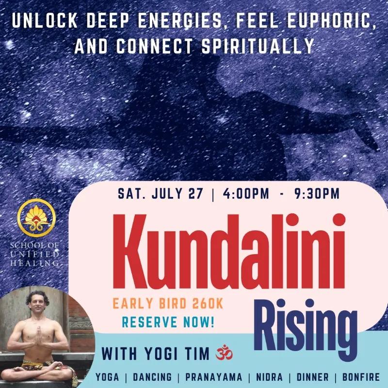 Event at School Of Unified Healing on July 27 2024: Kundalini Rising: Unleash the Euphoria Within