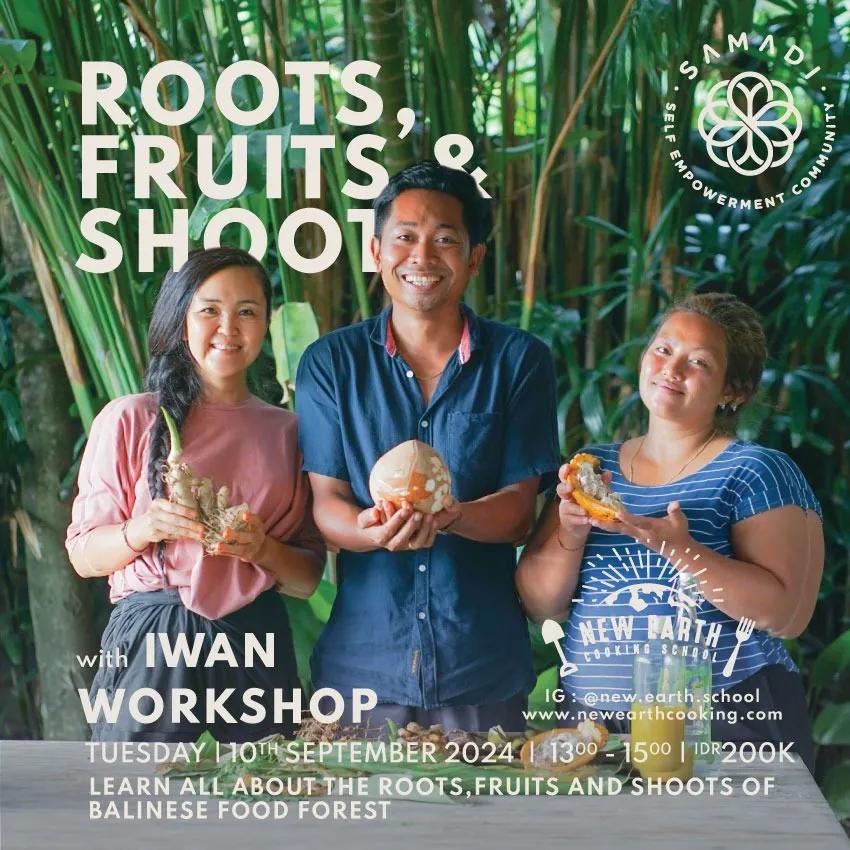 Event at Samadi Yoga on September 10 2024: Roots, Fruits & Shoots