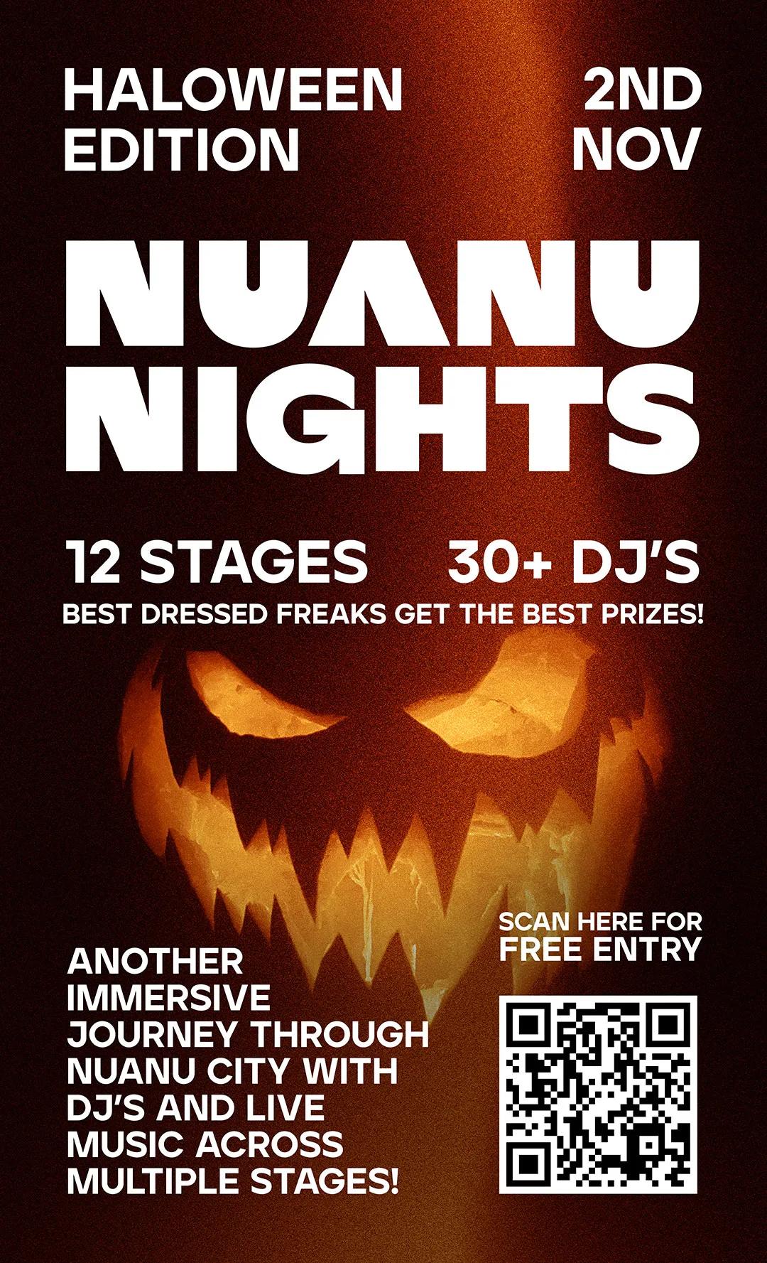 Event at Nuanu Gate on November 2 2024: Nuanu Nights: Halloween