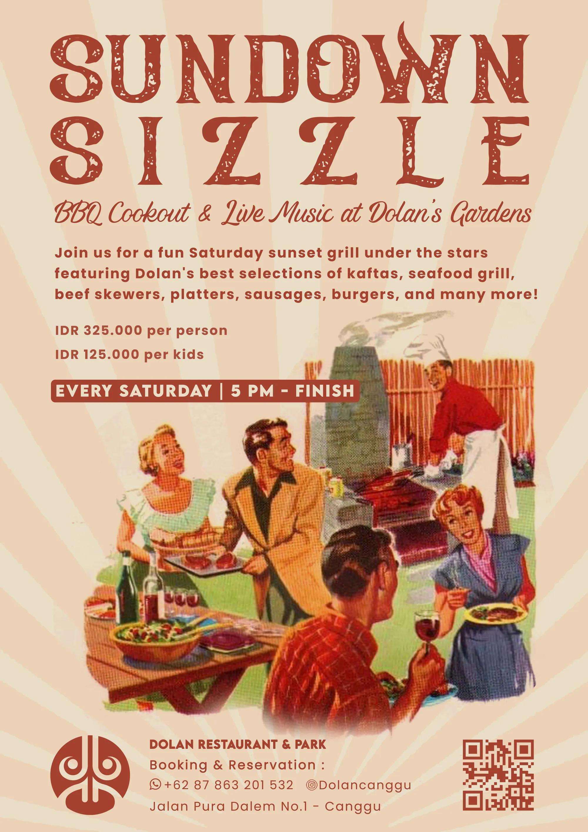 Event at Dolan every Saturday 2024: Sundown Sizzle