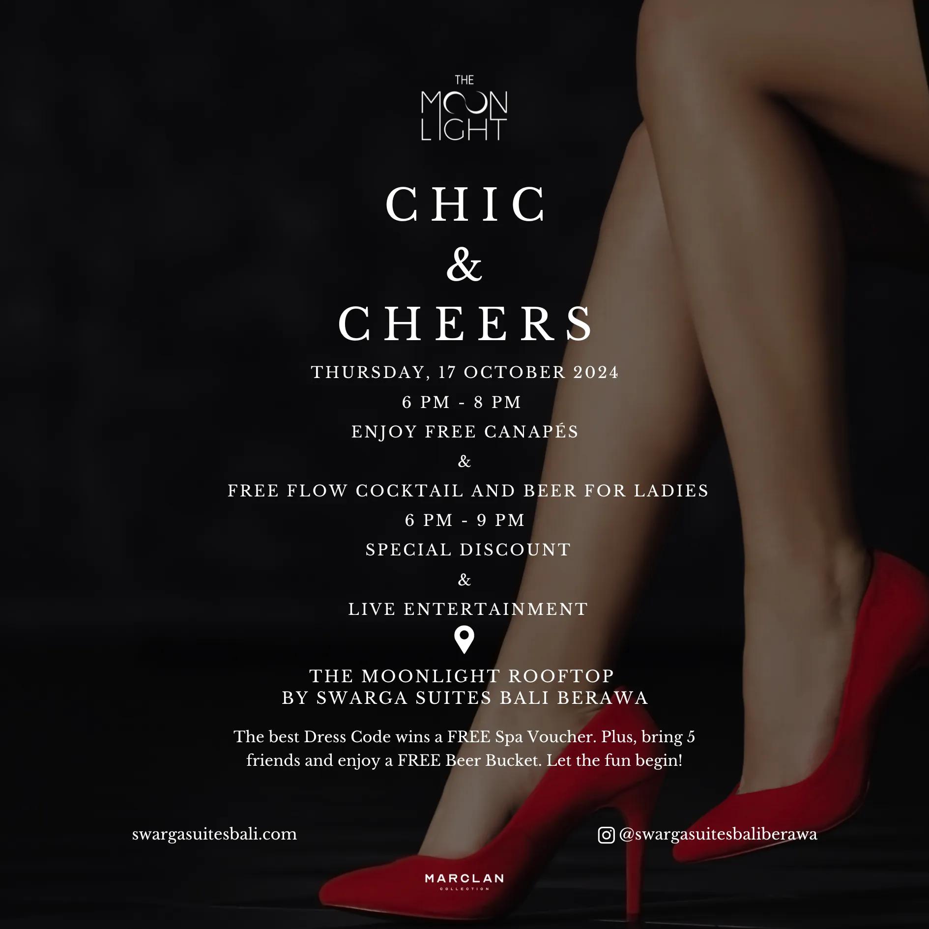 Event at Swarga Suites on October 17 2024: Chic & Cheers