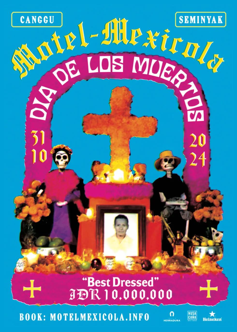 Event at Motel Mexicola Canggu on October 31 2024: Dia De Los Muertos