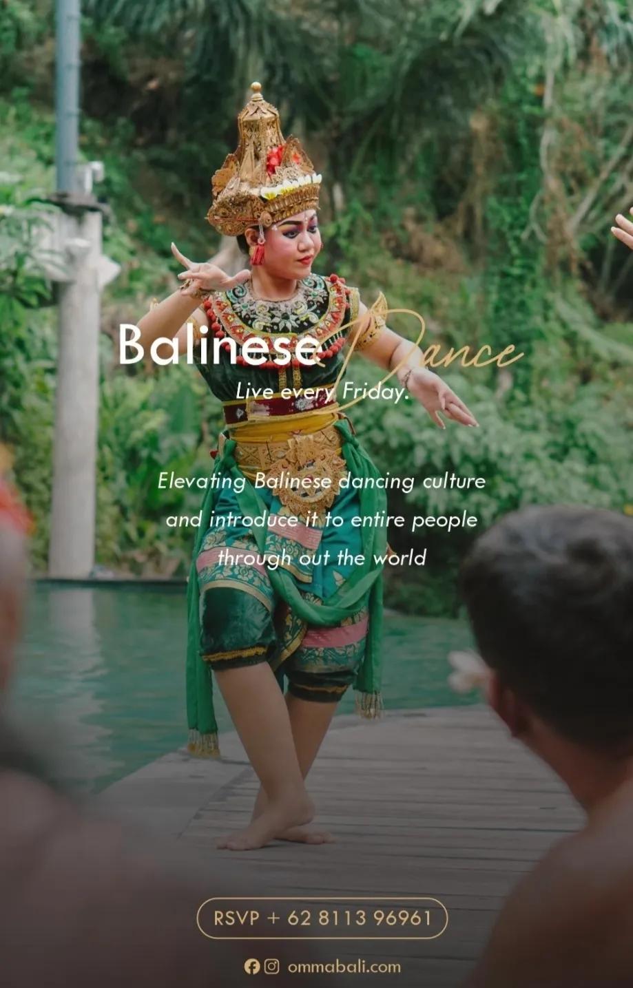 Event at Omma Dayclub every Friday 2024: Balinese Dance