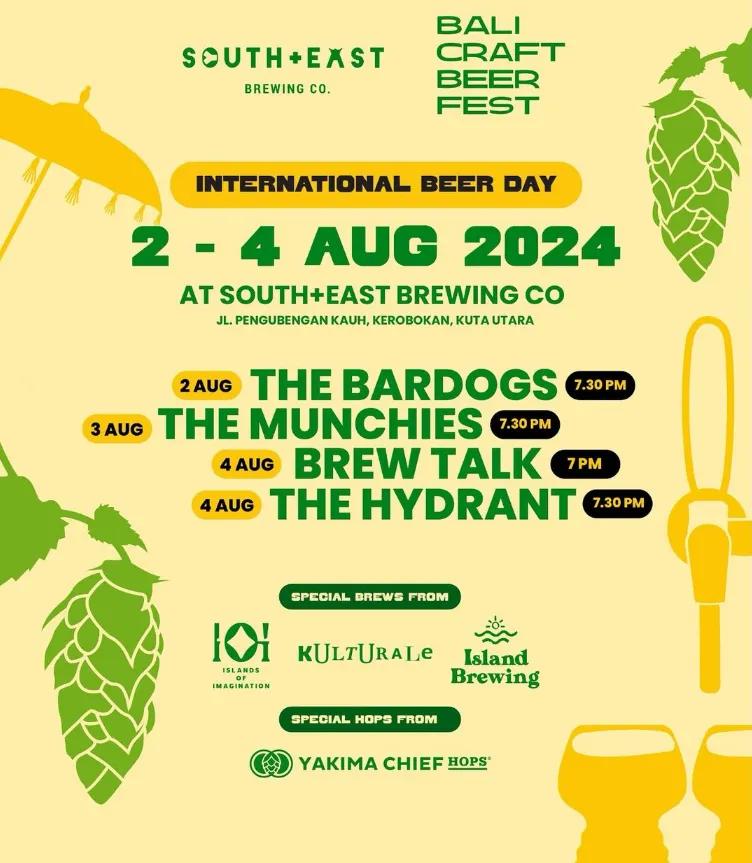 Event at South+East Brewing Co. everyday in 2024: International Beer Day