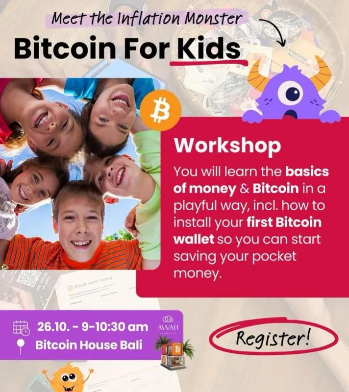 Event at Awan Connection on October 26 2024: Bitcoin For Kids