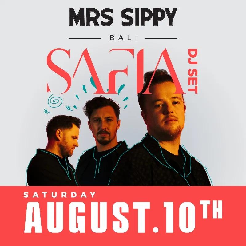 Event at Mrs Sippy on August 10 2024: Safia Dj Set