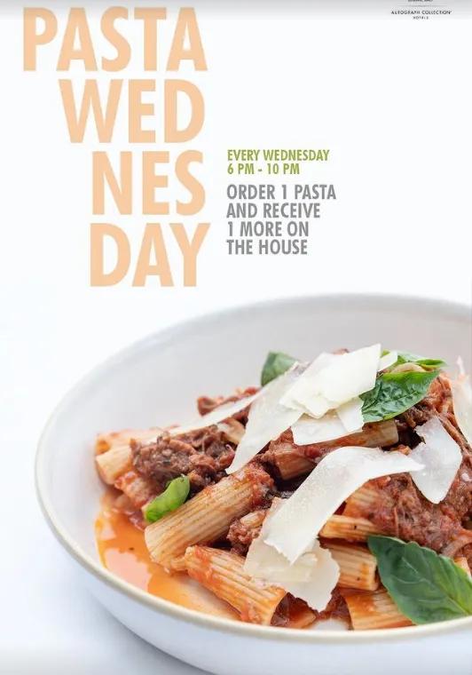 Event at The Stones every Wednesday 2024: Pasta Wednesday
