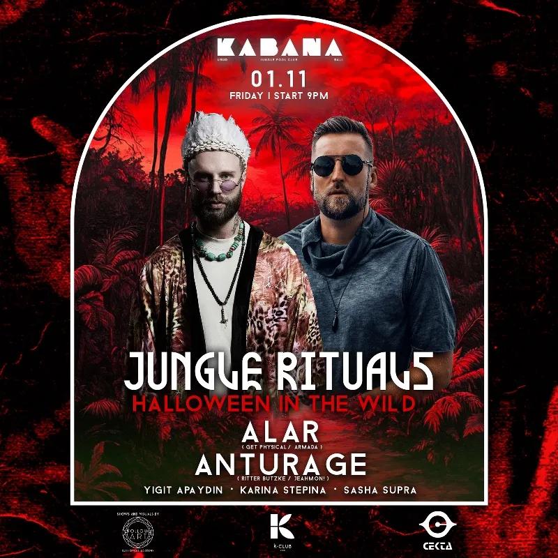 Event at Kabana Kclub on November 1 2024: Jungle Rituals - Halloween In The Wild