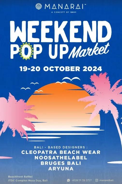 Event at Manarai Beach House everyday in 2024: Weekend Pop Up Market