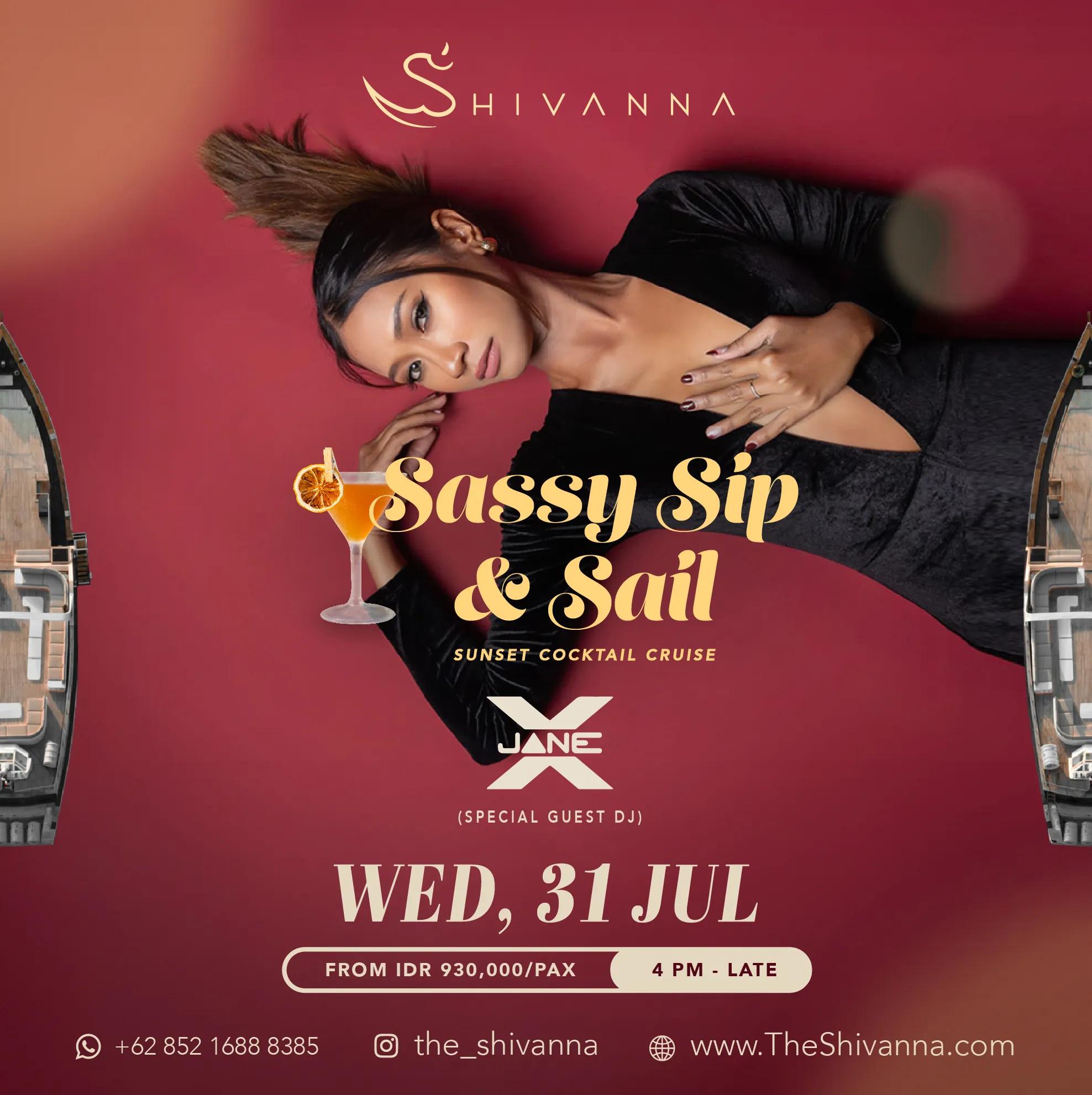Event at The Shivanna on July 31 2024: Yatch Party: Sassy Sip & Sail