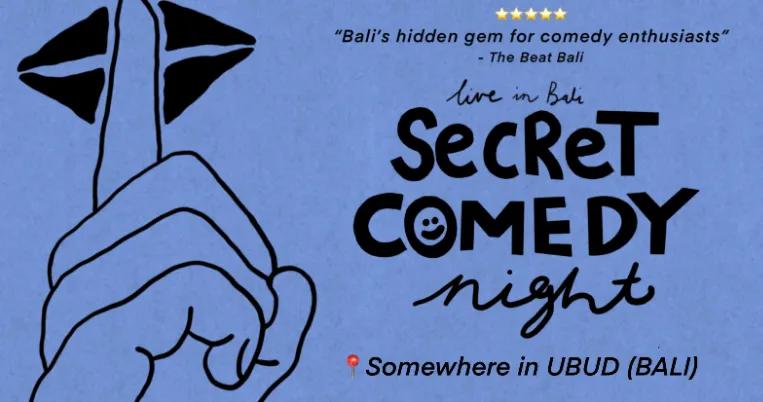 Event at Secret Location every Friday 2024: Secret Comedy Night