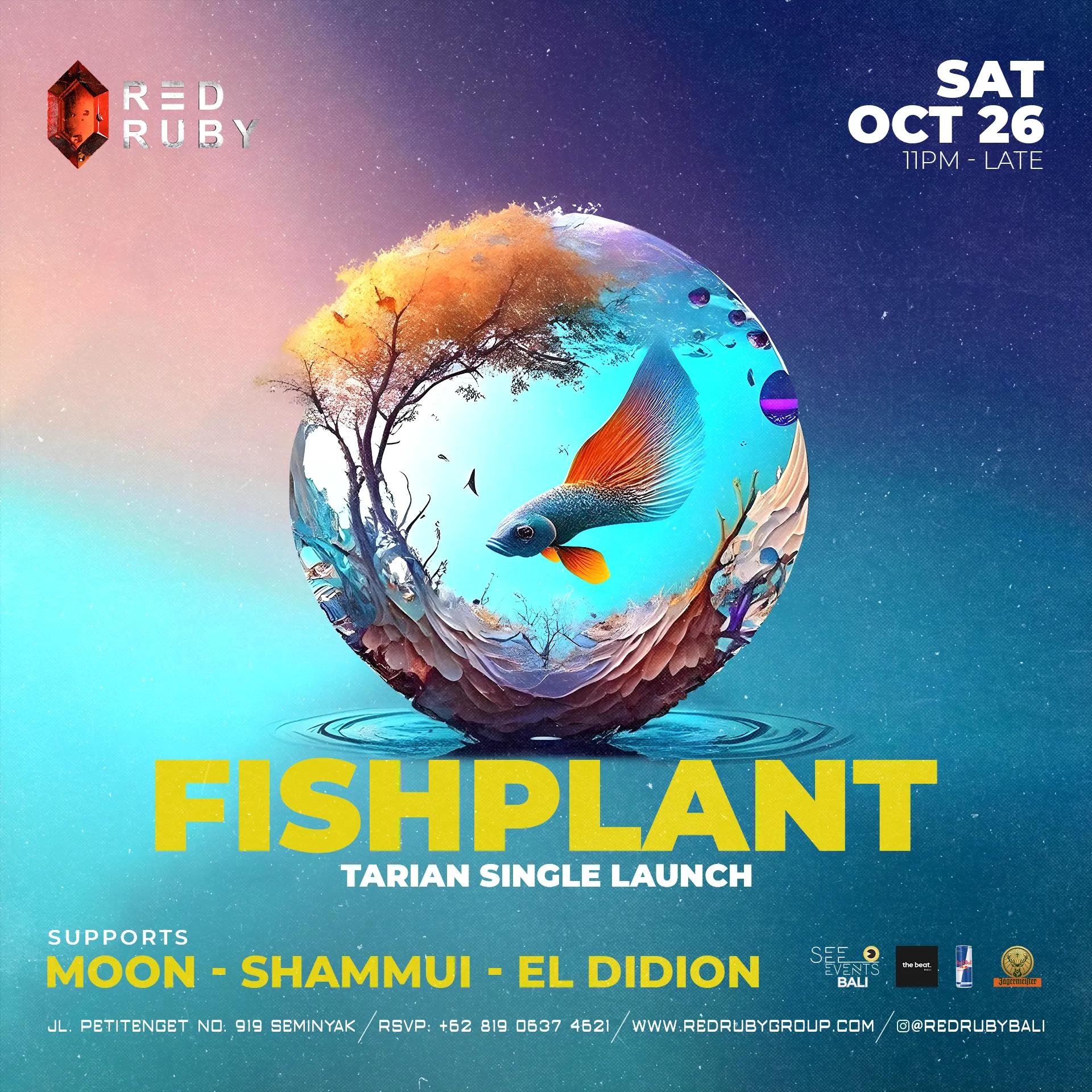 Event at Red Ruby on October 26 2024: Fishplant [UK] – "Tarian" Single Launch