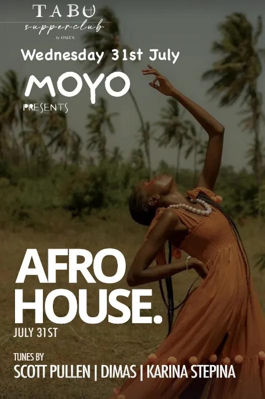 Event at Tabu on July 31 2024: Afro House