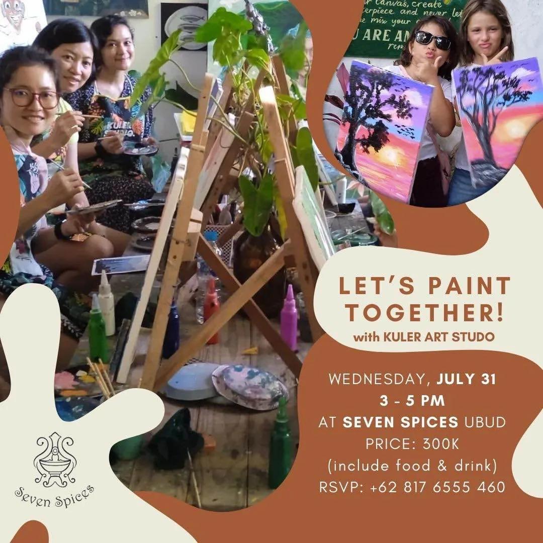 Event at Seven Spices on July 31 2024: Let's Paint Together!